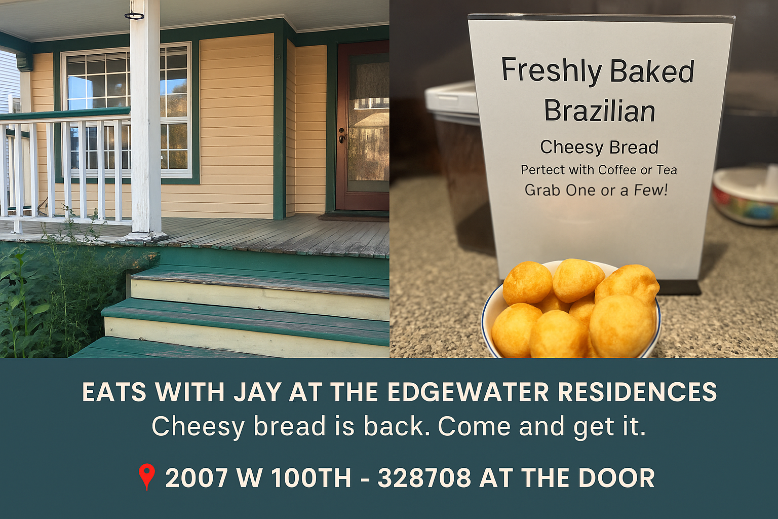 Eat with Jay: Brazilian Cheesy Break are back (Pao de Queijo galera)