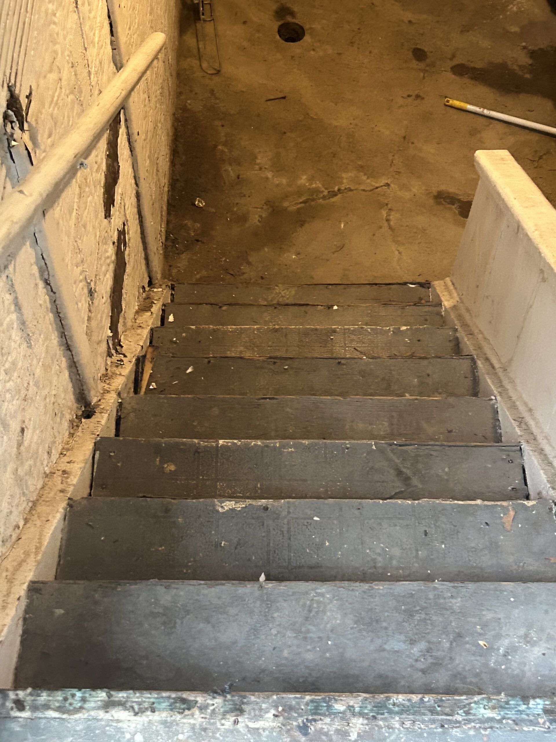 Stair Repair Needed – Basement Entry at 685 East Ave, Akron
