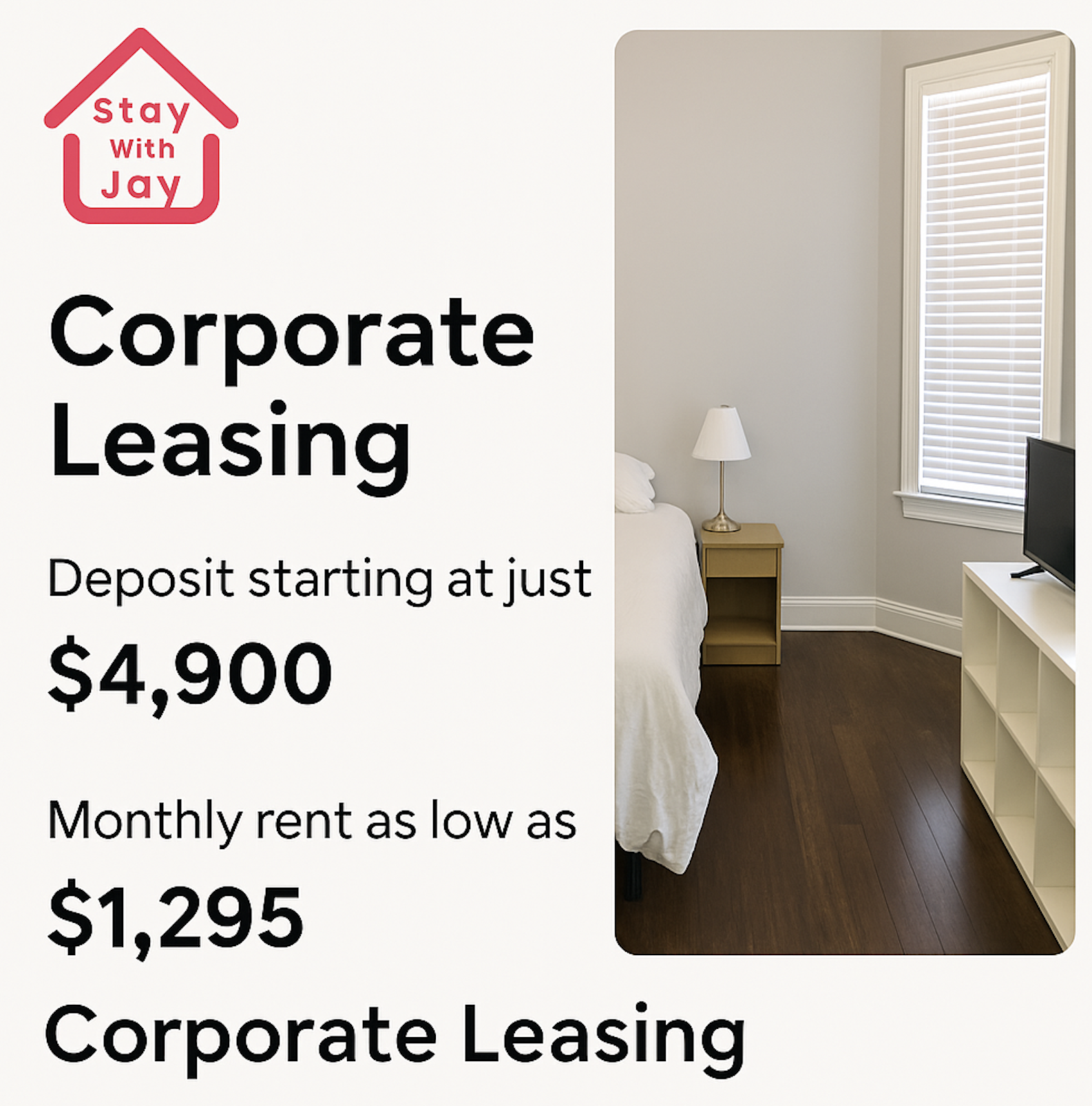 StayWithJay Corporate Plan (for Companies & Contractors).