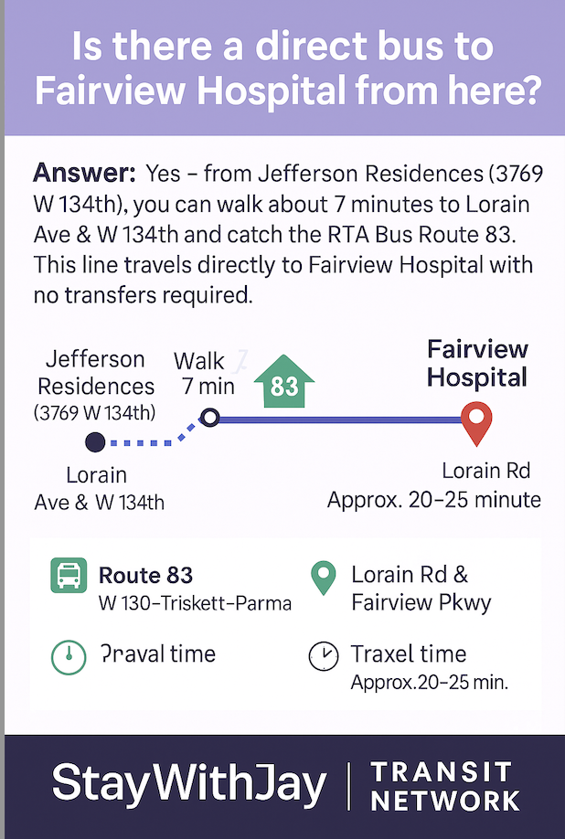 Fairview bus route we googled it