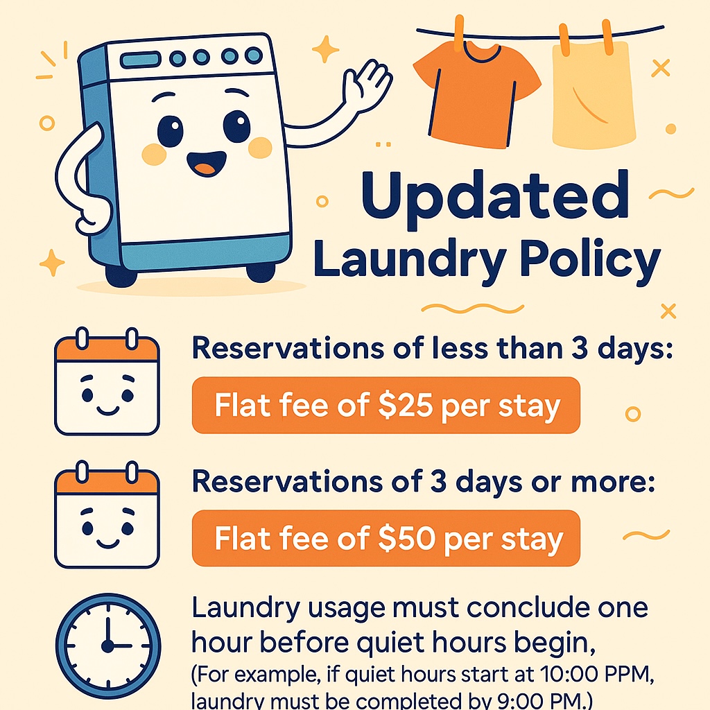 Updated Laundry Policy