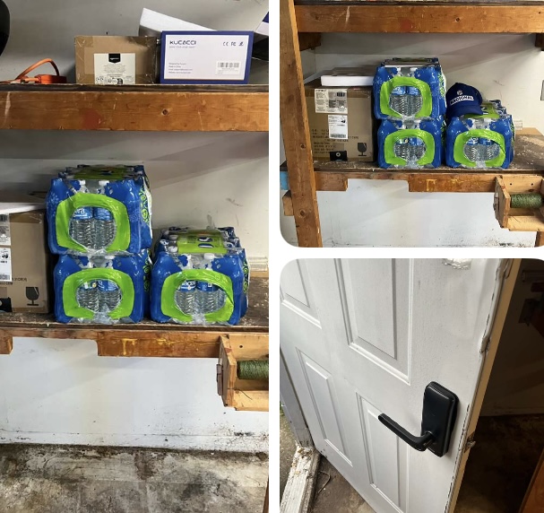 Restricted: New lock installed at 3769 west 134th in the garage