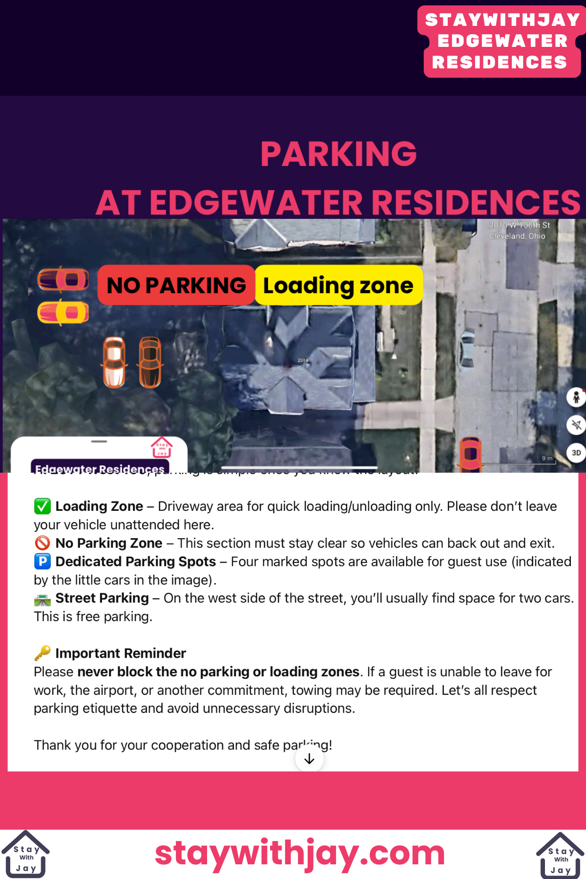 How do I Park at 2014 West 100th