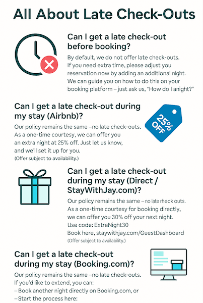 Restricted: All About Late Check-Outs