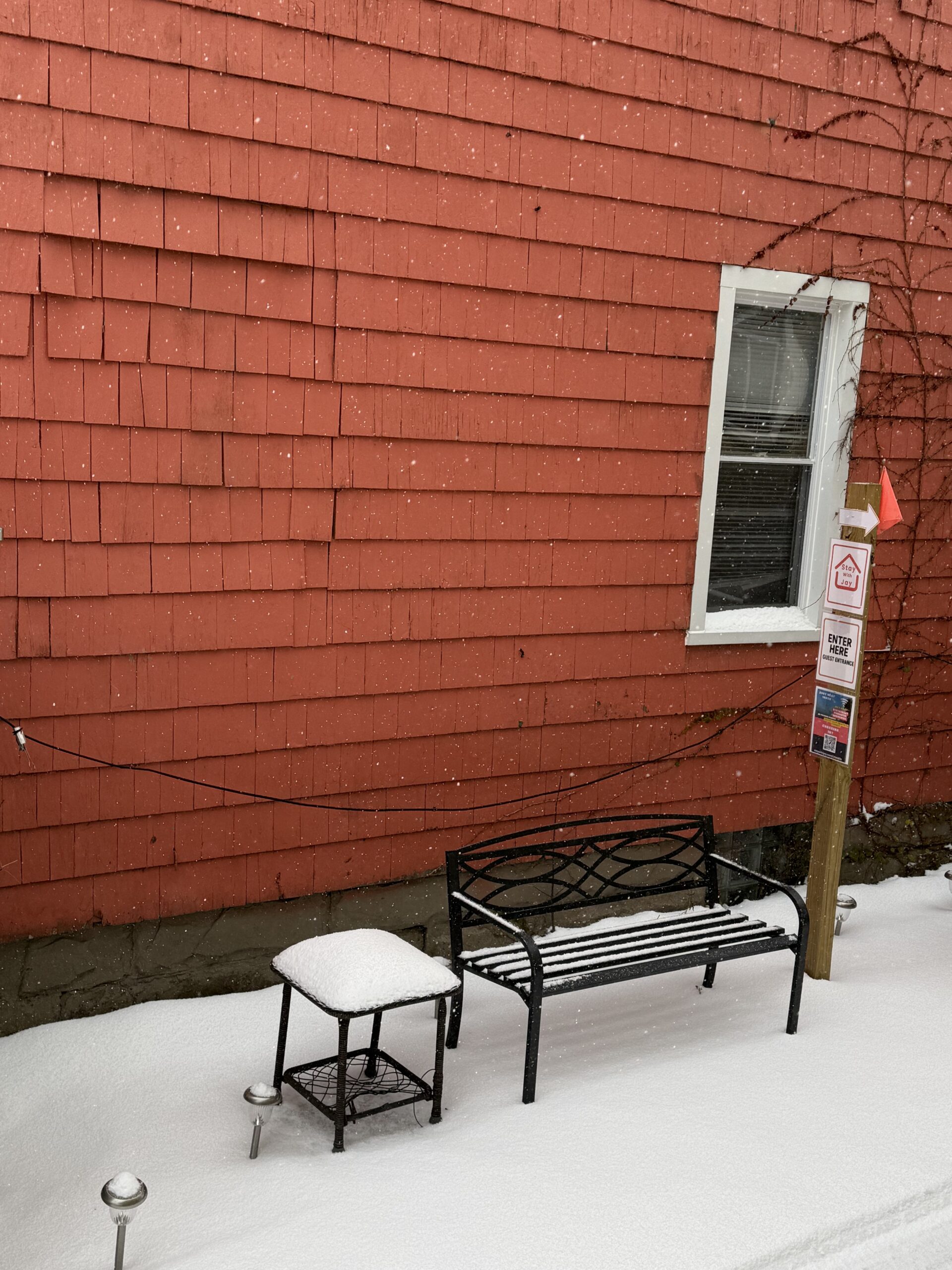 Restricted: With the snow falling outside