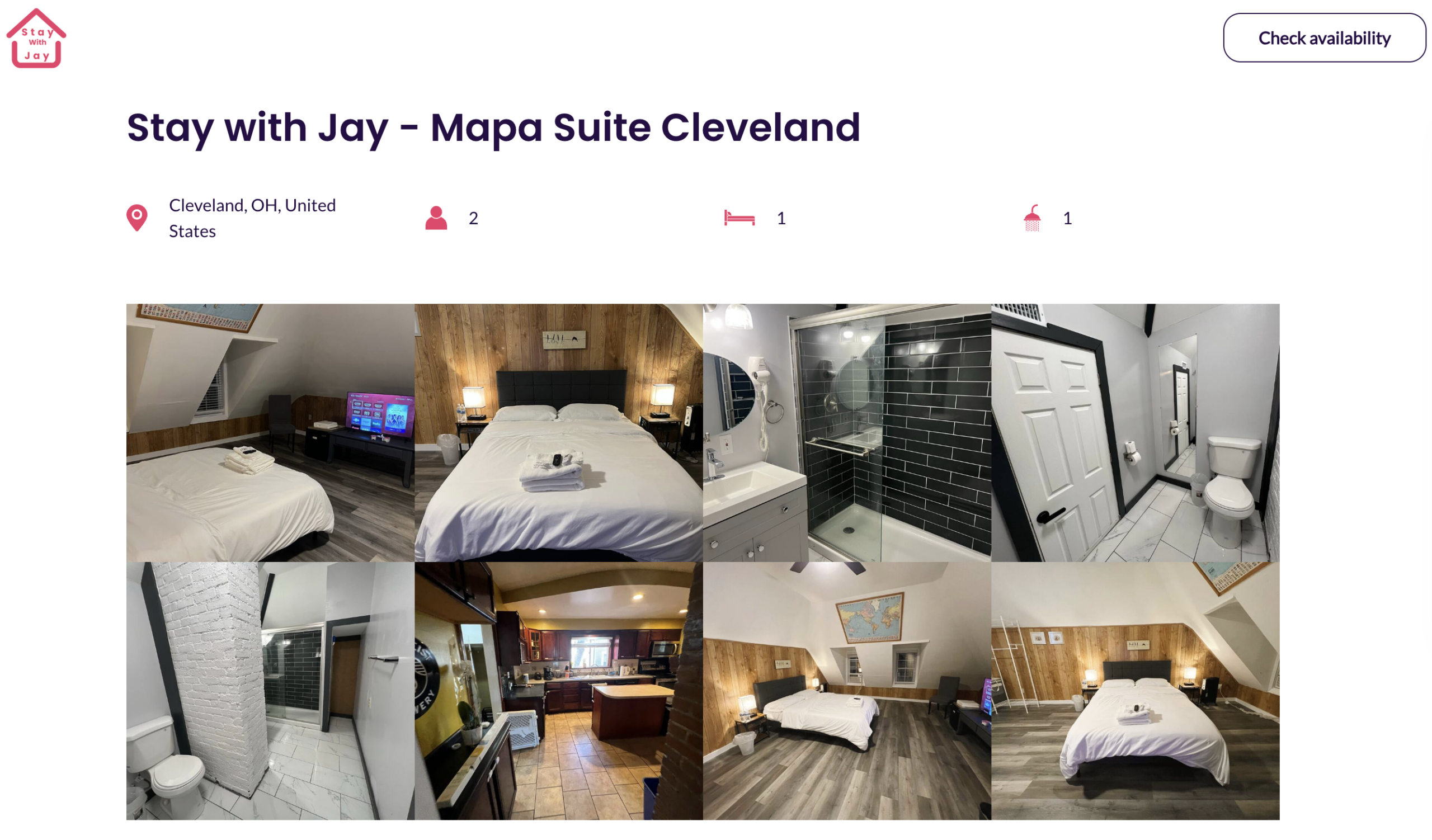 Book Direct with Stay with Jay and Save!