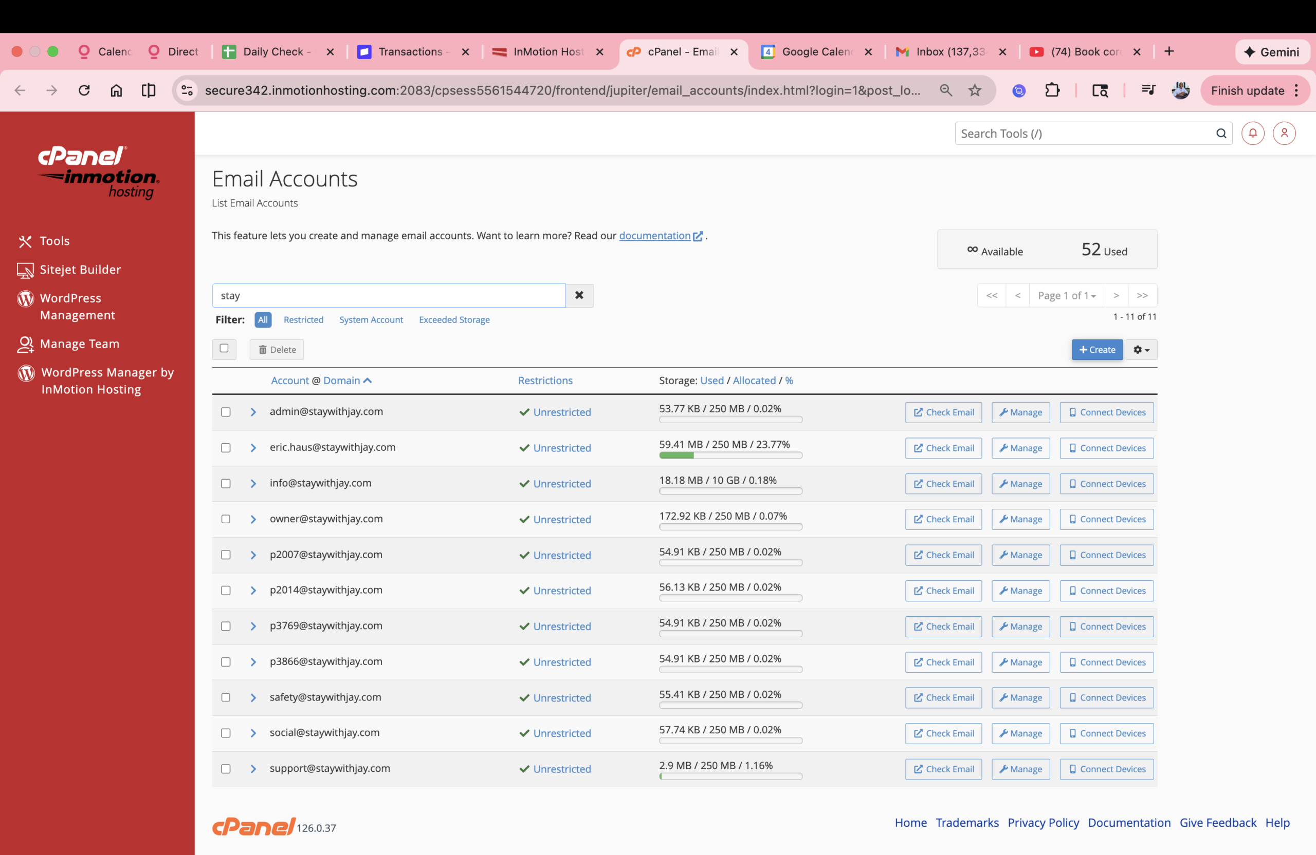 Restricted: All Current @StayWithJay handles