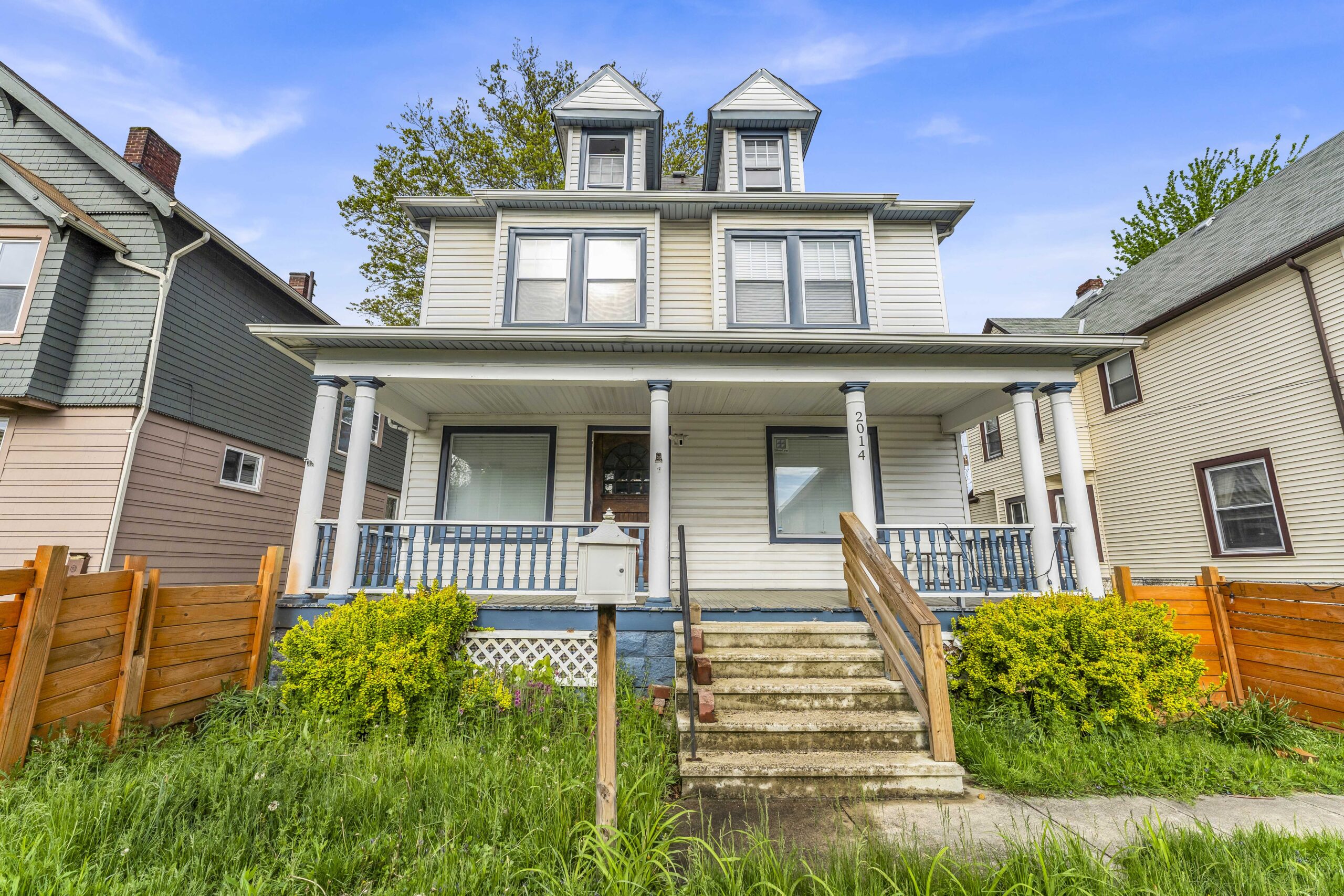 Front Porch Fenced