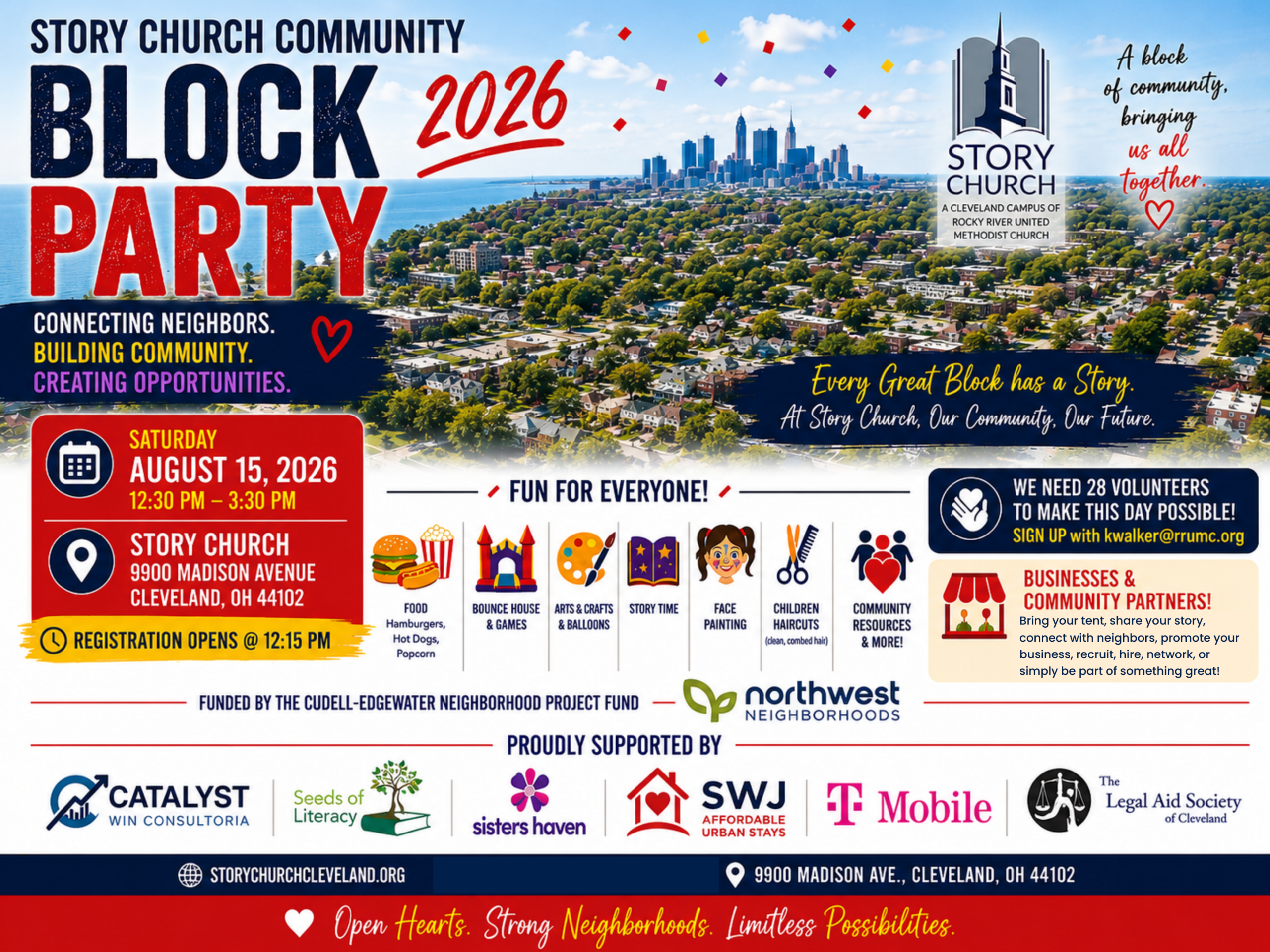 Story Church Community Block Party 2026 Flyer Updated