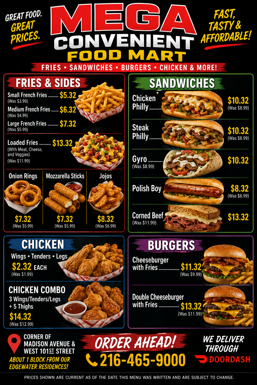 Restricted: 🍔 Local Favorite: Mega Convenient Food MartOo